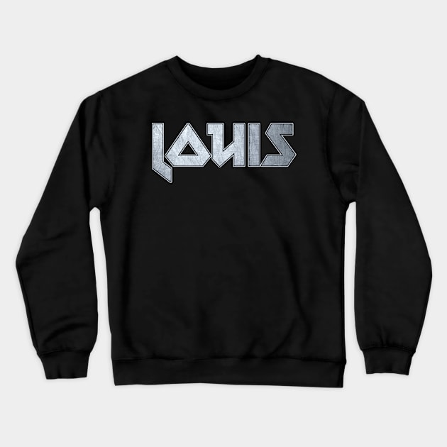 Heavy metal Louis Crewneck Sweatshirt by KubikoBakhar